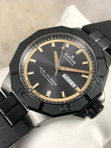 Edox - Delfin The Original Day Date Automatic -, Nieuw