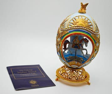 Fabergé ei - House of Fabergé Carrouselpaard Muziek-ei -