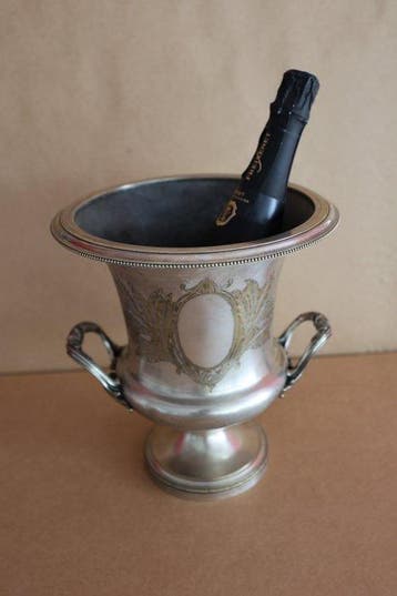 Christofle - Champagne koeler - Médicis - Verzilverd, Antiek en Kunst