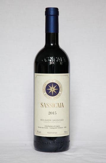 2015 Tenuta San Guido, Sassicaia - Super Tuscans - 1 Fles, Nieuw