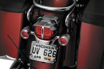 Kuryakyn Taillight Visor Without Slots Chrome, Ophalen of Verzenden, Nieuw