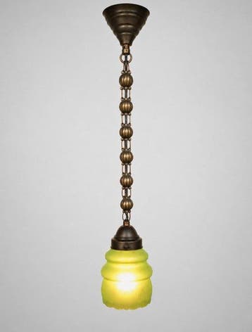 Plafondlamp - Metaal, matglas - hanglamp