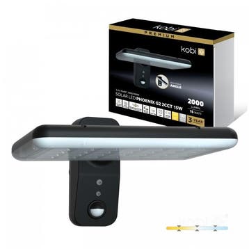 Solar LED Bouwlamp 15W 2000lm 2CCT 3000K-4000K IP65 met B..., Ophalen of Verzenden, Nieuw
