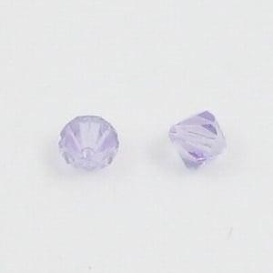 5x  Swarovski kristal bicone 8mm Violet (Glaskralen, Kralen), Ophalen of Verzenden, Nieuw, Kraal