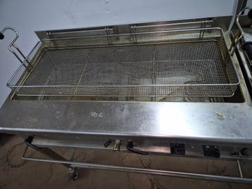 Oliebollen frituur bakwand in VEILING, Gebruikt, Fornuis, Frituur en Grillen