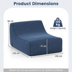 LIVSK Opblaasbare Loungestoel - Ergonomisch L-vormig - Afnee, Verzenden, Nieuw