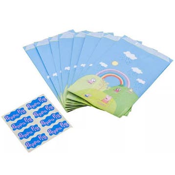 Dr.Oetker Peppa Pig Uitdeelzakjes en Stickers 8st., Verzenden, Nieuw