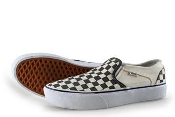 Vans Instappers in maat 42 Zwart, Verzenden, Zwart, Overige typen, Zo goed als nieuw