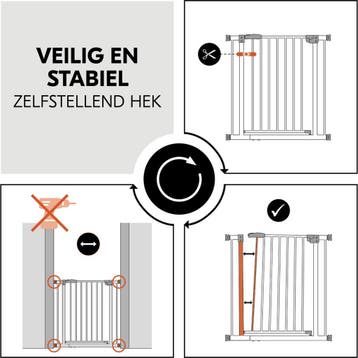 Hauck Clear Step 2 veiligheidshekje - Traphekje - Wit -, Ophalen of Verzenden, Zo goed als nieuw