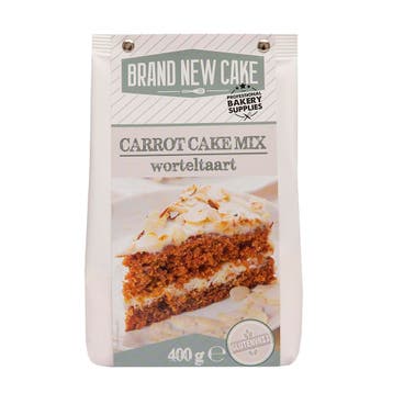 BrandNewCake Worteltaart/Carrot Cake-mix 400g. Glutenvrij, Verzenden, Nieuw
