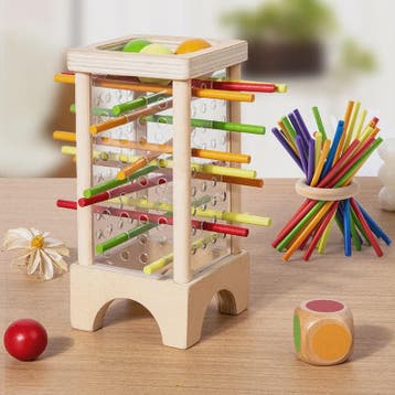 Montessori Houten Stokken Spel - Interactief Ouder-Kind Spel, Verzenden, Nieuw