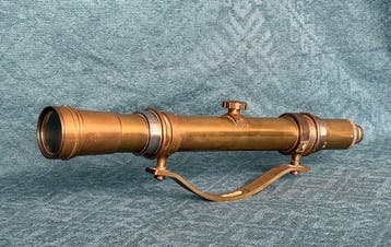 Decoratief ornament - Duitsland - Antieke messing telescoop, Antiek en Kunst