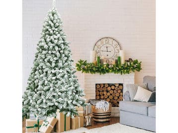 Coast Kerstboom - 225 cm - 1364 Takken - Besneeuwd Groen/Wit, Diversen, Verzenden, Nieuw