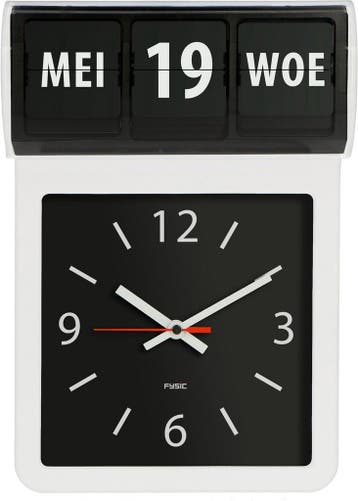 Dementieklok - Kalenderklok - Analoog - 30 cm - Fysic - FK80, Verzenden, Zo goed als nieuw