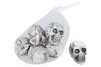 Halloween set van 6 mini Doodskoppen, Ophalen of Verzenden, Nieuw