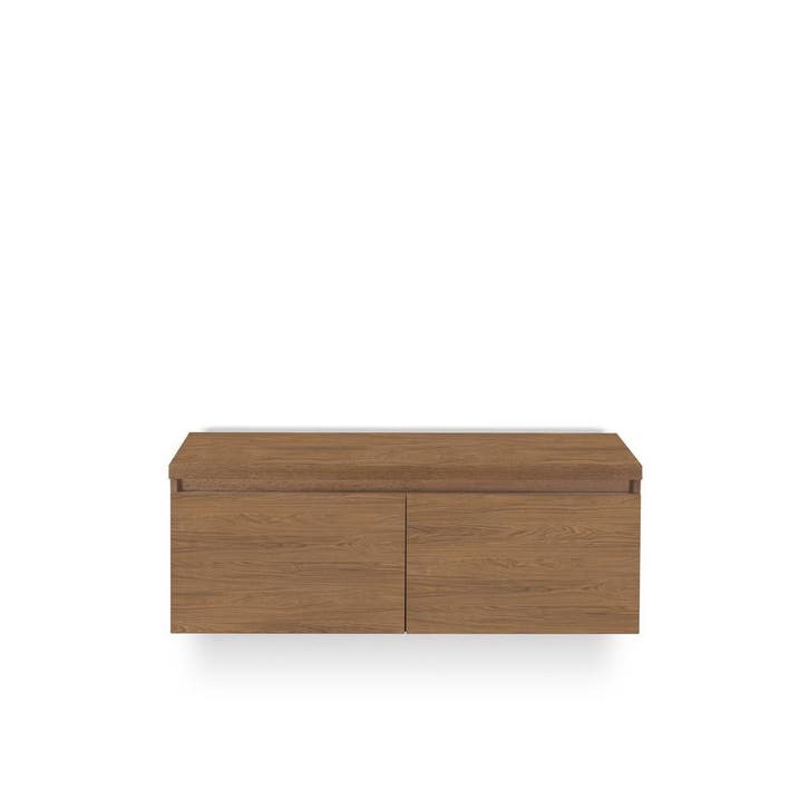 Frozen Badmeubelset 120 cm - Greeplijst in kleur - Incl., Huis en Inrichting, Badkamer | Badkamermeubels, Ophalen of Verzenden