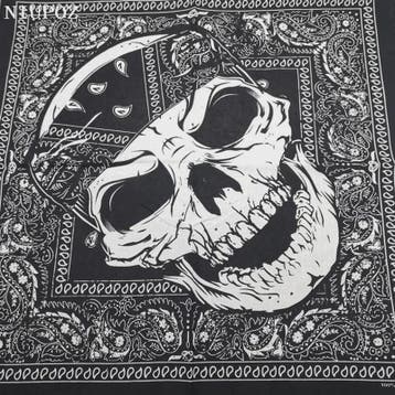 Skull Bandana Katoen - Hip Hop Stijl Hoofddoek & Accessoire, Verzenden, Nieuw