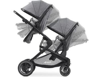 Hauck Atlantic Twin - Tweeling kinderwagen - Compact, Kinderen en Baby's, Kinderwagens en Combinaties, Verzenden, Zo goed als nieuw