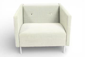 Moooi bottoni fauteuil, licht groen, Overige plaatsen, Ophalen of Verzenden, Gebruikt, Stoel