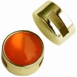 Metalen Ibiza cabochon schuiver goud voor 12mm cabochon...., Ophalen of Verzenden, Nieuw, Overige typen