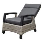 Dallas lounge tuinstoel verstelbaar grijs, Tuin en Terras, Tuinstoelen, Ophalen of Verzenden, Nieuw