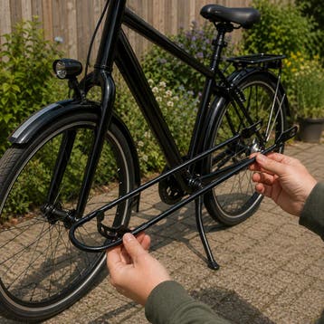 Kalloy BD0903A Spatbordstang bumper mat-zwart (Fiets), Ophalen of Verzenden, Nieuw, Derailleur of Ketting