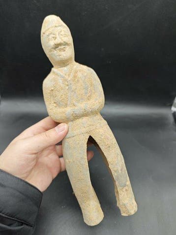 Replica van een oud-Chinees Fragment van een terracotta