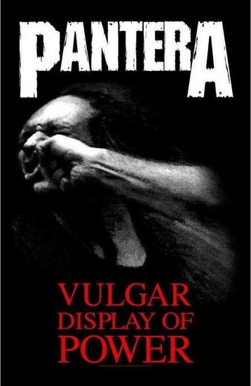 Pantera Vulgar Display Of Power Textielposter off. merch., Verzamelen, Verzenden, Nieuw, Poster, Artwork of Schilderij