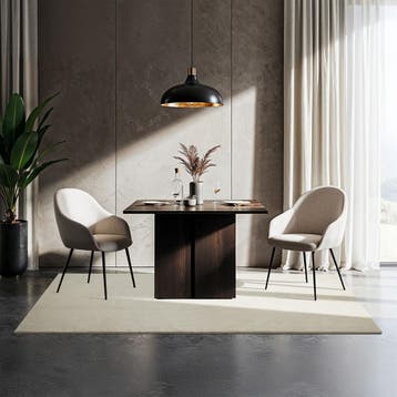 Kortpolig vloerkleed Soft Zone - 120 x 170 cm, crème, Verzenden, Nieuw