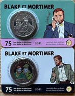 België. 5 Euro 2021 Blake et Mortimer (2 coincards)