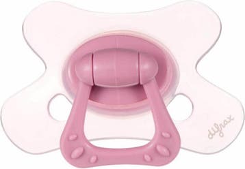Difrax Fopspeen - Natural & Pure - 20+ Maanden - Rose, Verzenden, Nieuw