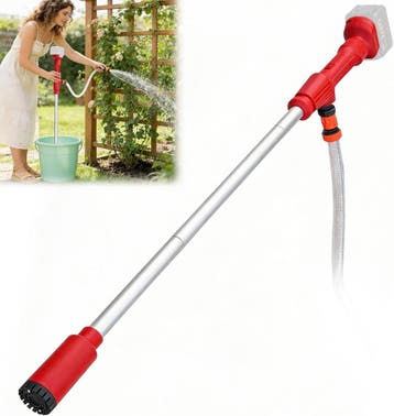 Draadloze Waterpomp 18V - 52% Korting | Ideaal voor tuin, Ophalen of Verzenden, Zo goed als nieuw, Accu, Regentonpomp