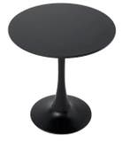 Ronde eettafel 70 cm wit met MDF blad en tulpenvoet, Huis en Inrichting, Tafels | Bijzettafels, Verzenden, Nieuw