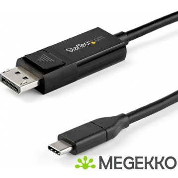 StarTech.com USB-C naar DisplayPort 1.4 kabel bidirectioneel, Computers en Software, Pc- en Netwerkkabels, Verzenden, Nieuw