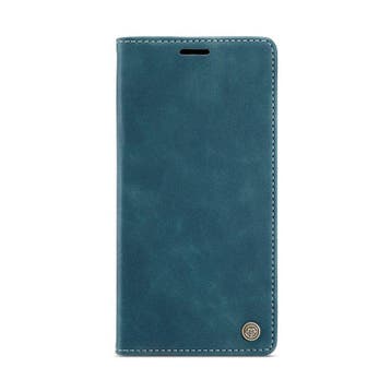 CaseMe book case leer - Apple iPhone 12/12 Pro - blauw, Verzenden, Nieuw