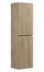 Badkamerkast Thermis 40 x 30 x 150 cm Licht Eiken Kolomkast, Verzenden, Nieuw, (Half)hoge kast