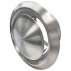 Rooster/ventiel (afvoer & toevoer) Ø100mm - Geborsteld RVS, Verzenden, Nieuw