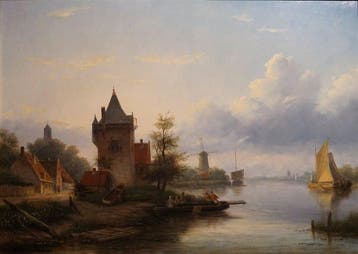 Hollandse school (XIX), Gesign. J.J. Spohler -, Antiek en Kunst