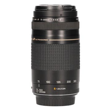 Canon EF 75-300mm F/4-5.6 II met garantie, Ophalen of Verzenden, Gebruikt