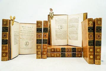 Plutarque & Amyot - Les Vies des Hommes Illustres de, Antiek en Kunst, Antiek | Boeken en Bijbels
