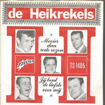 vinyl single 7 inch - De Heikrekels - Mooier Dan Rode Roz..., Verzenden, Zo goed als nieuw, 7 inch, Nederlandstalig