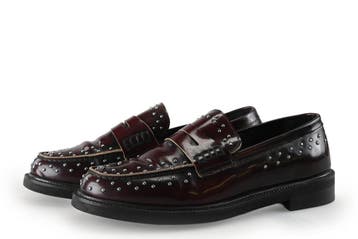 Stefano Lauran Loafers in maat 38 Rood, Kleding | Dames, Schoenen, Verzenden, Overige typen, Zo goed als nieuw, Stefano Lauran