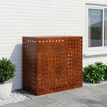 vidaXL Airconditioner hoes Roestkleurig 110 x 50 x 105 cm, Verzenden, Nieuw