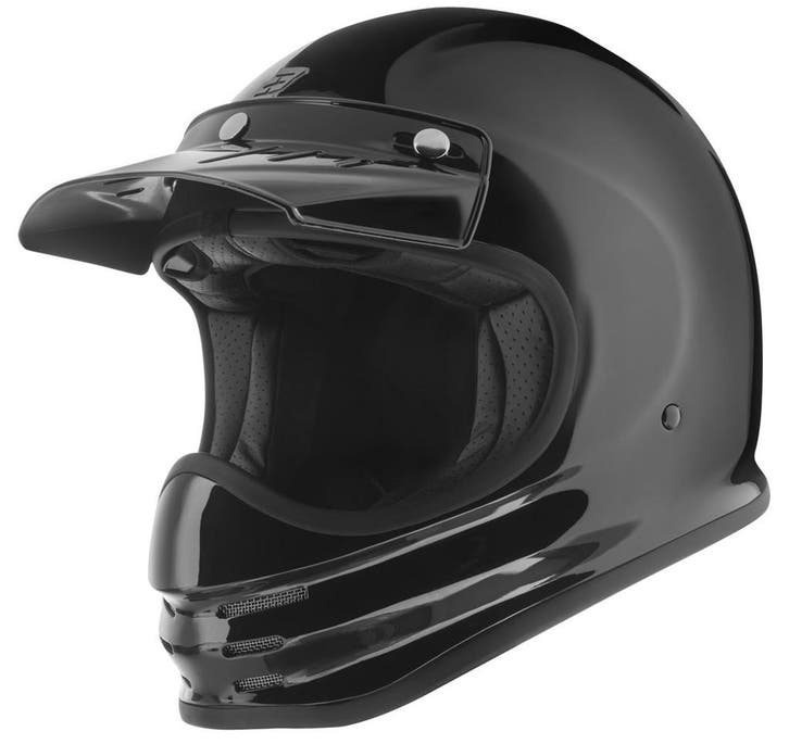 Bogotto V381 Fiberglass Zwart Motorhelm, Motoren, Kleding | Motorhelmen, Offroadhelm, Heren, XXL, Nieuw met kaartje, Overige merken