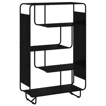 vidaXL buffetkast Zwart eiken 93.5 x 37.5 x 144 cm Bewerkt, Minder dan 50 cm, Verzenden, Nieuw, Minder dan 100 cm