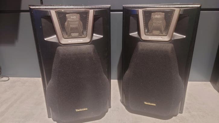 Technics SB-EH60 - Vintage luidsprekers (set van 2), Audio, Tv en Foto, Luidsprekers, Front, Rear of Stereo speakers, Zo goed als nieuw