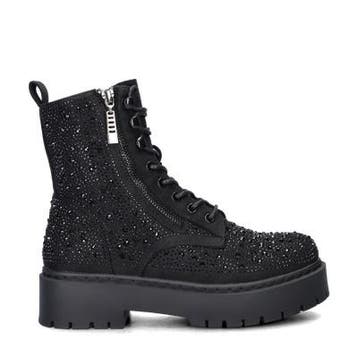 La Strada veterboots voor dames in het Zwart, Verzenden, Zwart, Lage of Enkellaarzen, Nieuw