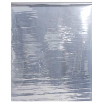 vidaXL Zonnefolie statisch reflecterend 90x500 cm PVC, Verzenden, Nieuw, Zilver