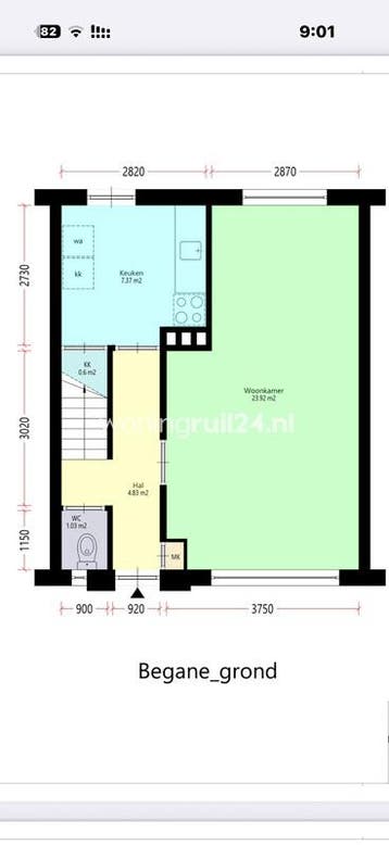 Woningruil - Karel Doormanstraat 66 - 3 kamers, Noord-Brabant
