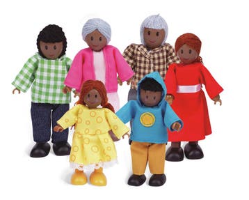 Hape Poppenhuis Familie Afrikaans - van €26,99 voor €24,29, Ophalen of Verzenden, Nieuw